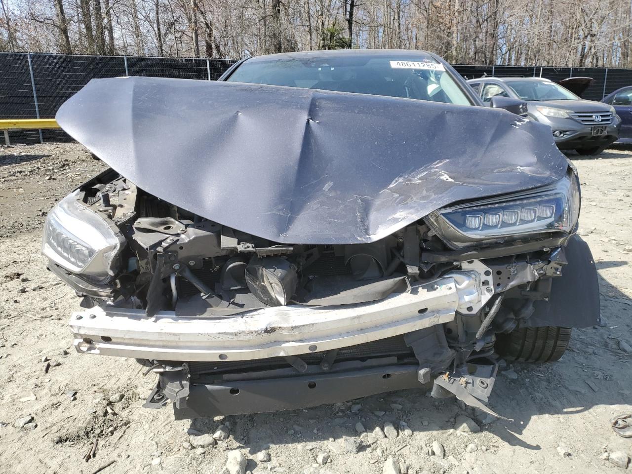 2018 Acura TLX VIN 19UUB1F50JA008875 Copart auction photo, front end / mechanical damage thumbnail 5