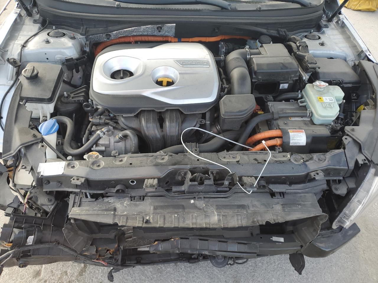 2017 Hyundai Sonata VIN KMHE34L30HA069153 Copart auction photo, front end damage thumbnail 11
