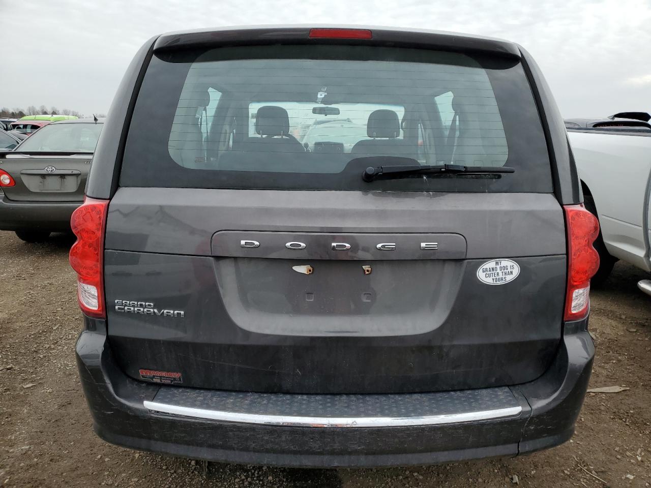 2016 Dodge Caravan VIN 2C4RDGBG6GR204610 Copart auction photo, front end / side damage thumbnail 6