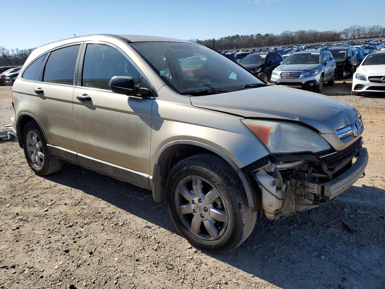 2009 Honda CR-V VIN 5J6RE485X9L041371 Copart auction photo, front end damage thumbnail 4