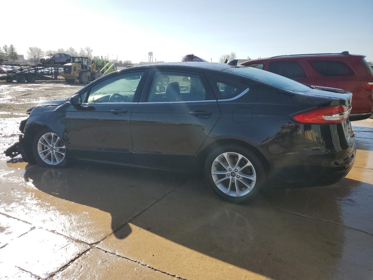 2020 Ford Fusion VIN 3FA6P0HD4LR227506 Copart auction photo, front end / undercarriage damage thumbnail 2