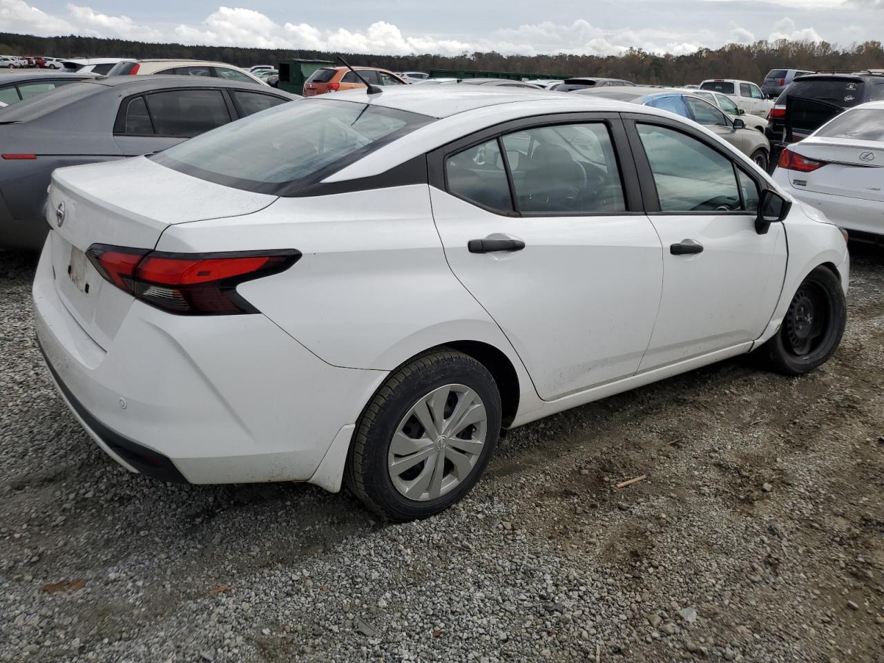 2020 Nissan Versa VIN 3N1CN8DV7LL890042 Copart auction photo, side damage thumbnail 3