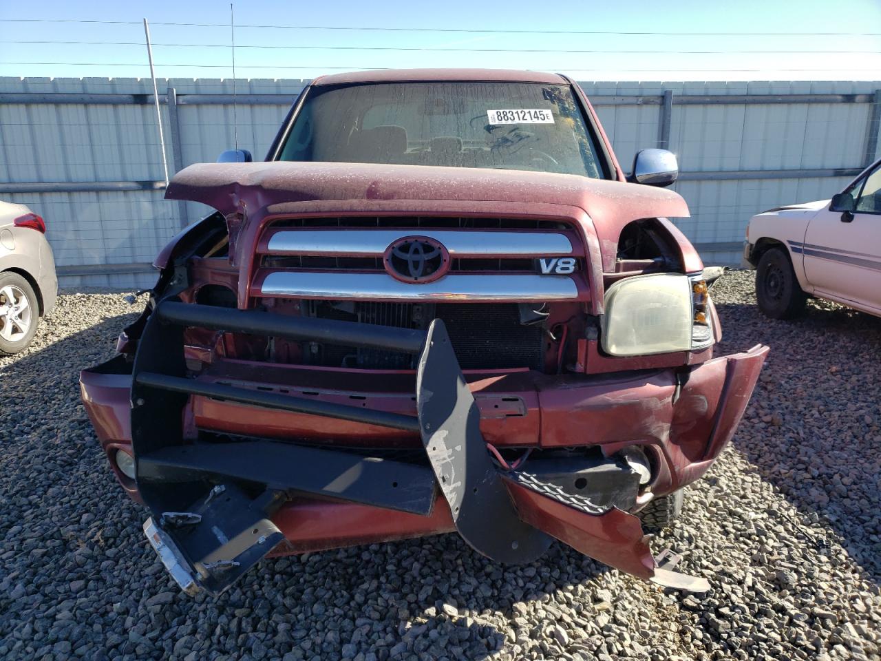 2004 Toyota Tundra VIN 5TBDT441X4S463438 Copart auction photo, front end damage thumbnail 5