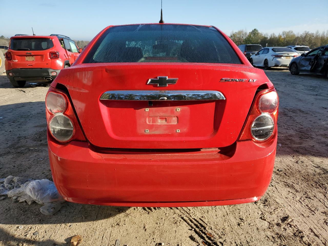 2014 Chevrolet Sonic VIN 1G1JC5SH3E4242057 Copart auction photo, all over damage thumbnail 6
