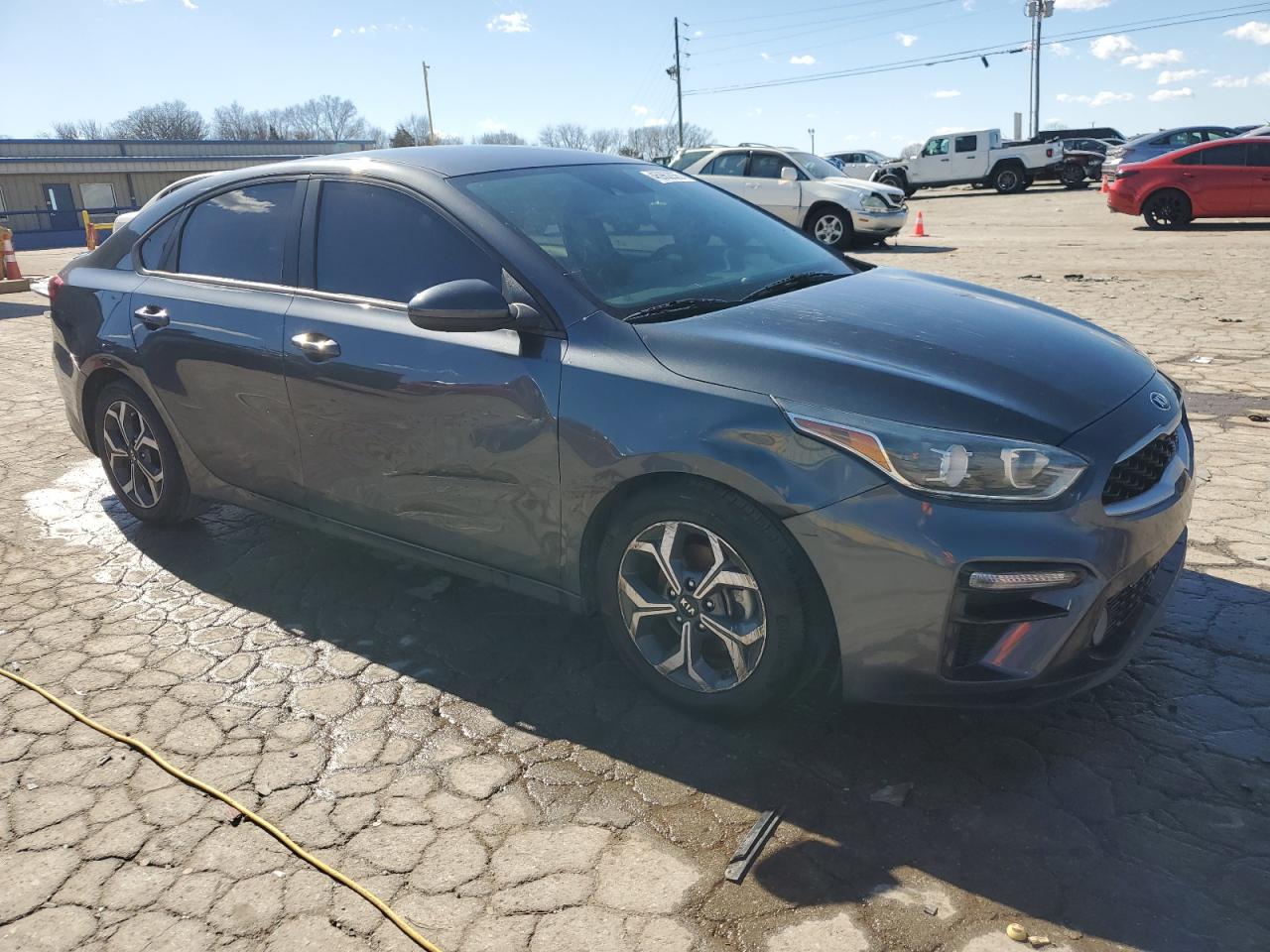 2020 KIA Forte VIN 3KPF24AD8LE234041 Copart auction photo, front end / side damage thumbnail 4