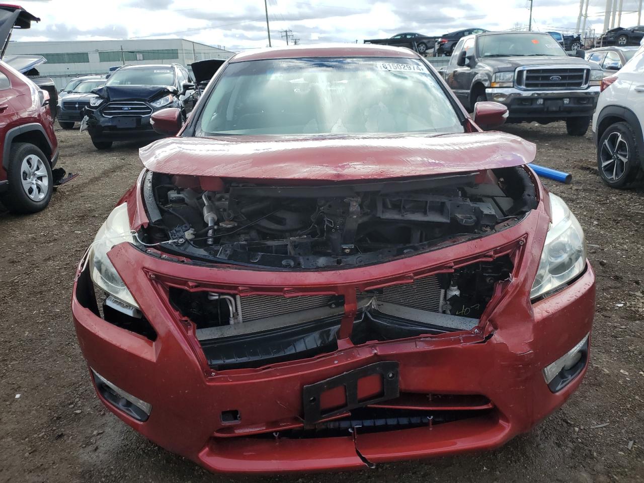 2014 Nissan Altima VIN 1N4AL3AP5EC407221 Copart auction photo, rear end / front end damage thumbnail 5