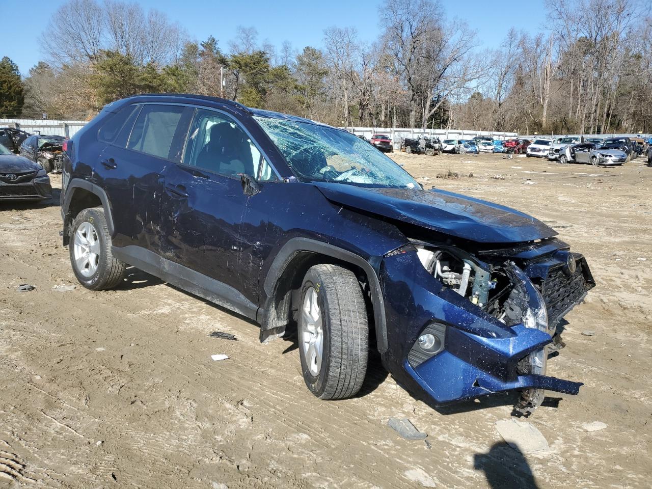 2021 Toyota RAV 4 VIN 2T3P1RFV5MW207732 Copart auction photo, mechanical / all over damage thumbnail 4