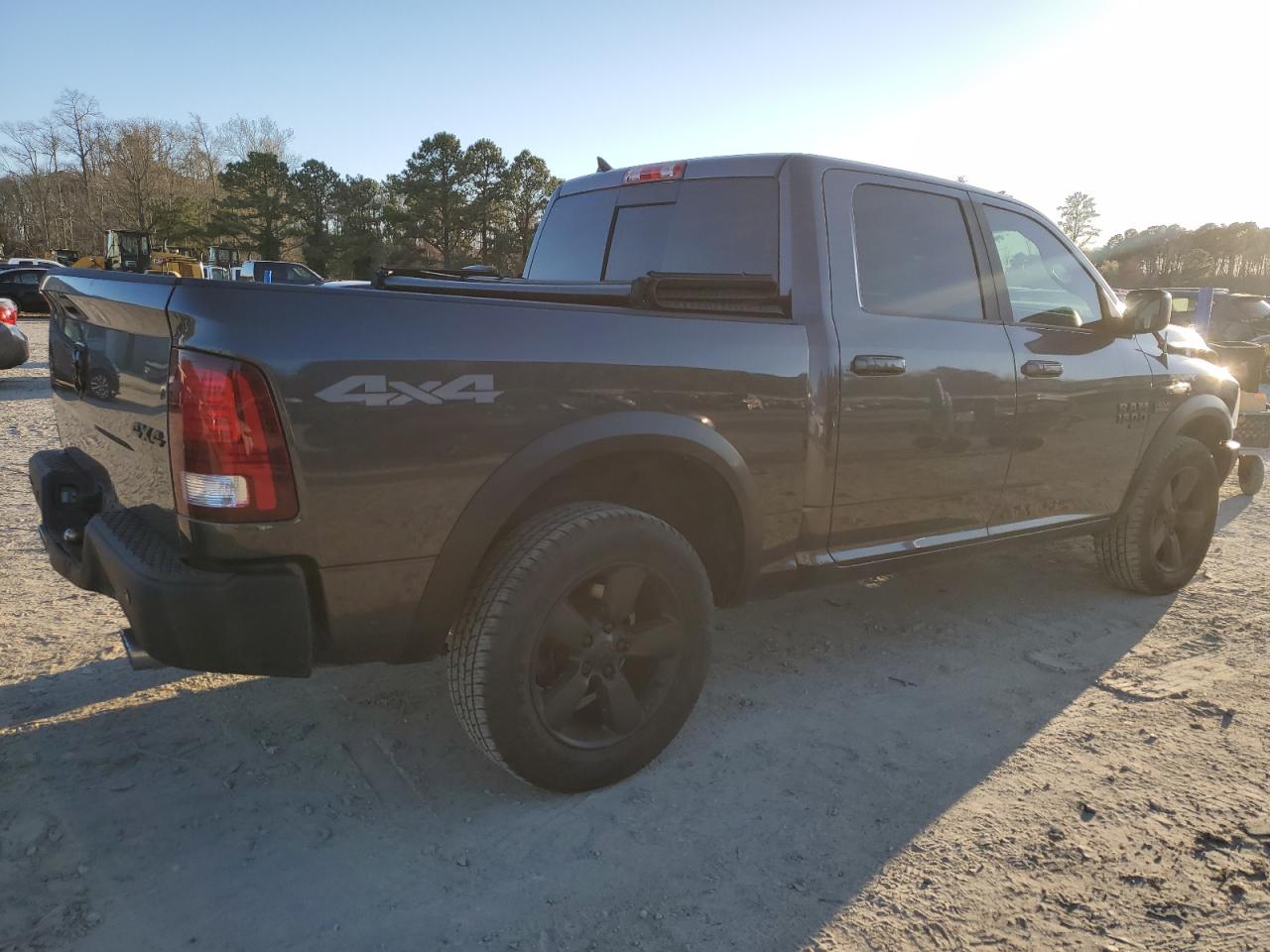 2019 RAM 1500 VIN 1C6RR7LT8KS672222 Copart auction photo, front end / rear end damage thumbnail 3