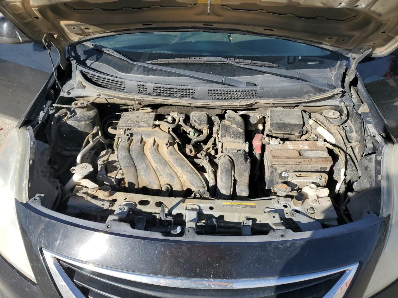 2012 Nissan Versa VIN 3N1CN7AP9CL910226 Copart auction photo, mechanical damage thumbnail 11