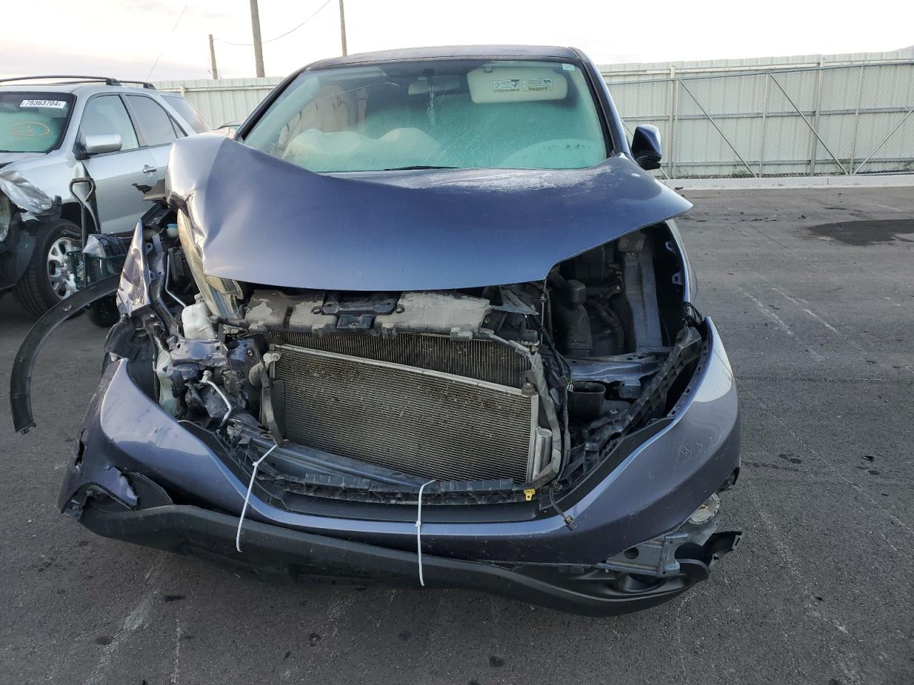 2013 Honda CR-V VIN 3CZRM3H5XDG701590 Copart auction photo, front end damage thumbnail 5