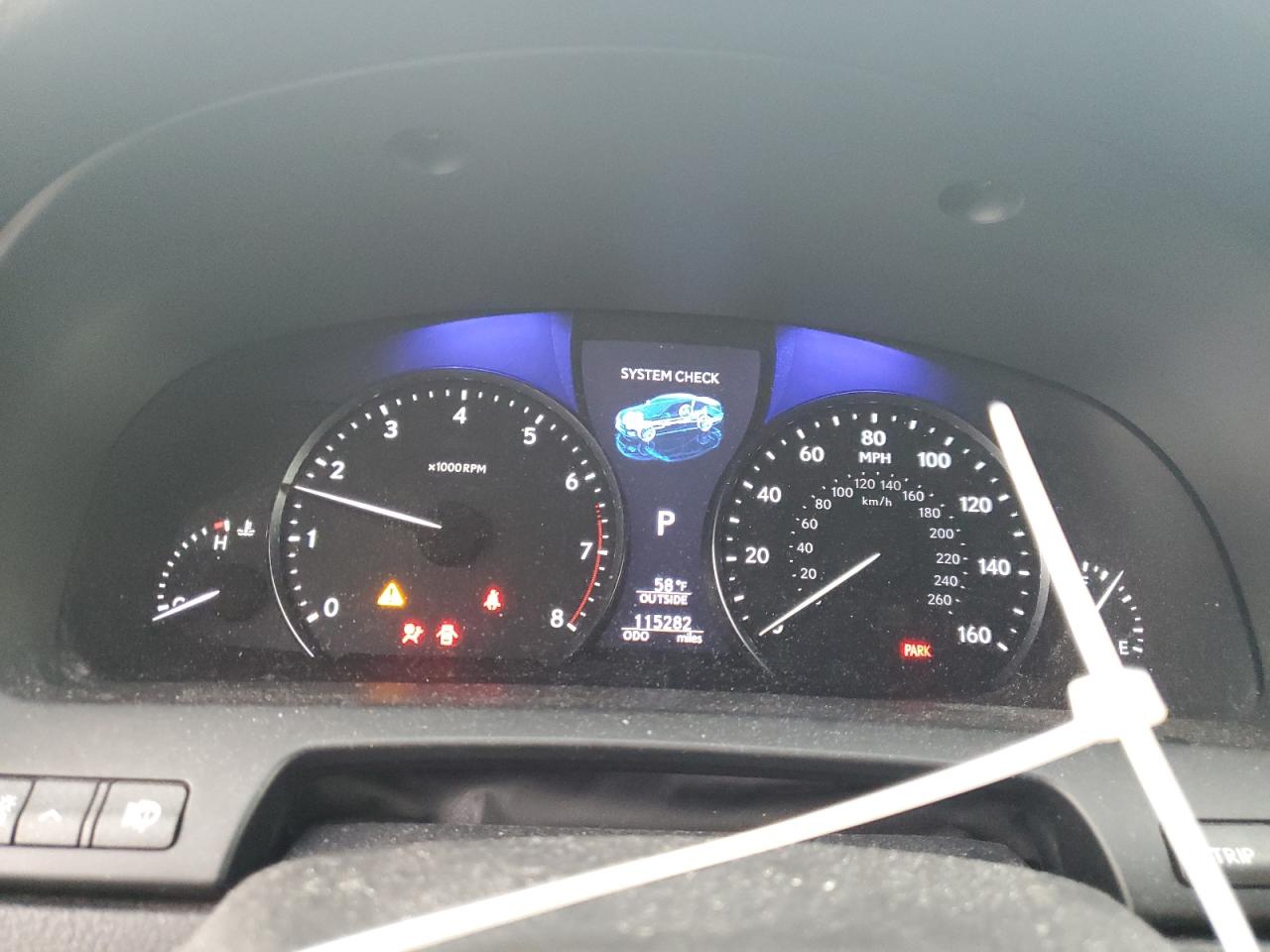 2014 Lexus LS VIN JTHBL5EF5E5131640 Copart auction photo, side damage thumbnail 9