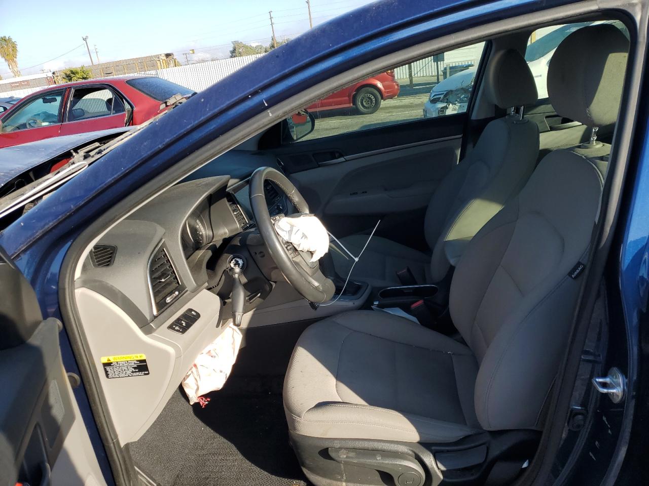 2018 Hyundai Elantra VIN 5NPD84LFXJH331819 Copart auction photo, front end damage thumbnail 7