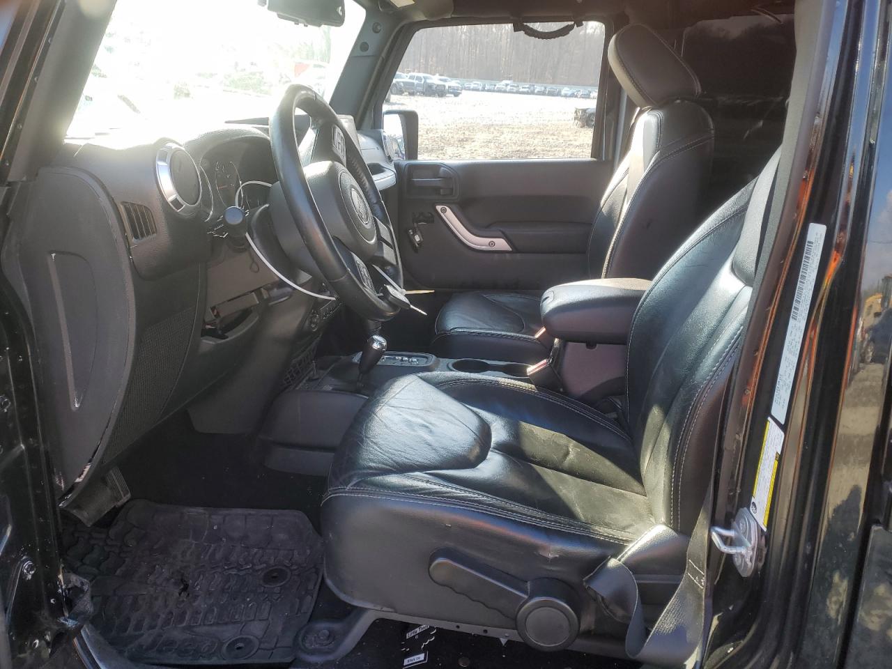 2015 Jeep Wrangler VIN 1C4HJWEG4FL614162 Copart auction photo, rear end / front end damage thumbnail 7
