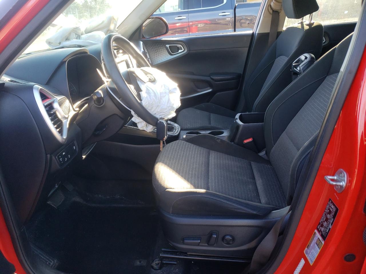 2021 KIA Soul VIN KNDJ23AUXM7750102 Copart auction photo, front end damage thumbnail 7