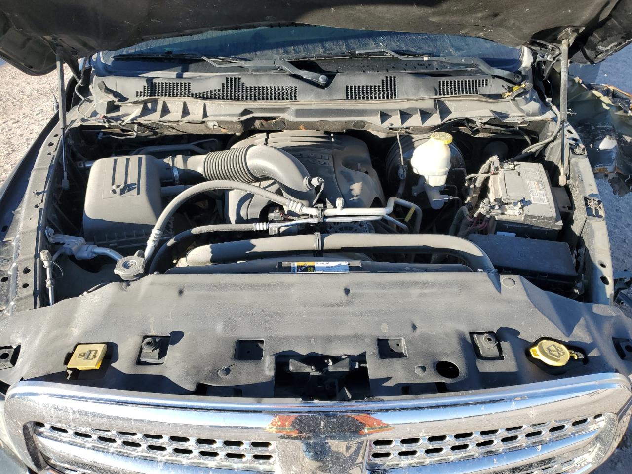 2017 RAM 1500 VIN 1C6RR6JT5HS735380 Copart auction photo, front end / side damage thumbnail 12