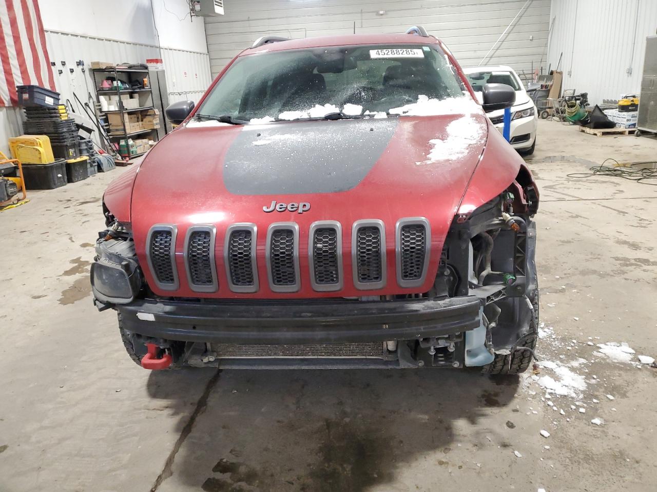2017 Jeep Cherokee VIN 1C4PJMBS5HD224239 Copart auction photo, front end damage thumbnail 5