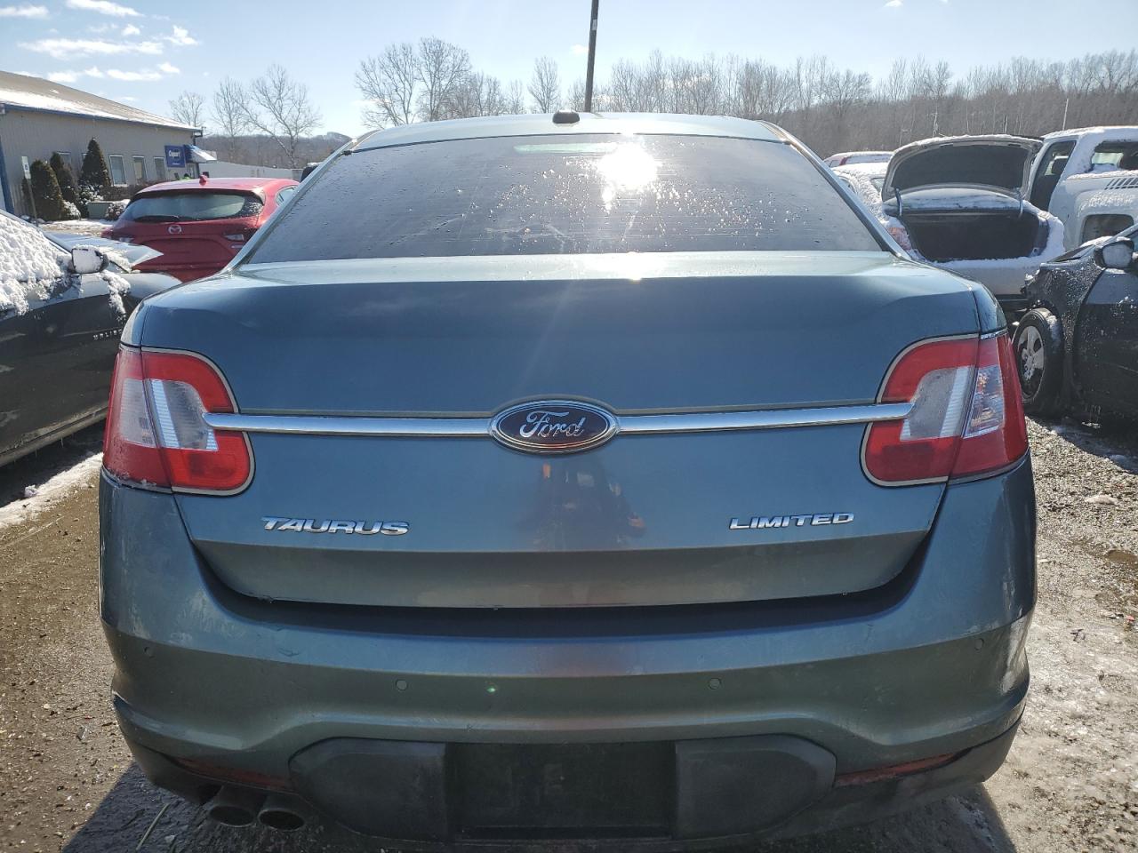 2010 Ford Taurus VIN 1FAHP2FW8AG121573 Copart auction photo, front end / rear end damage thumbnail 6