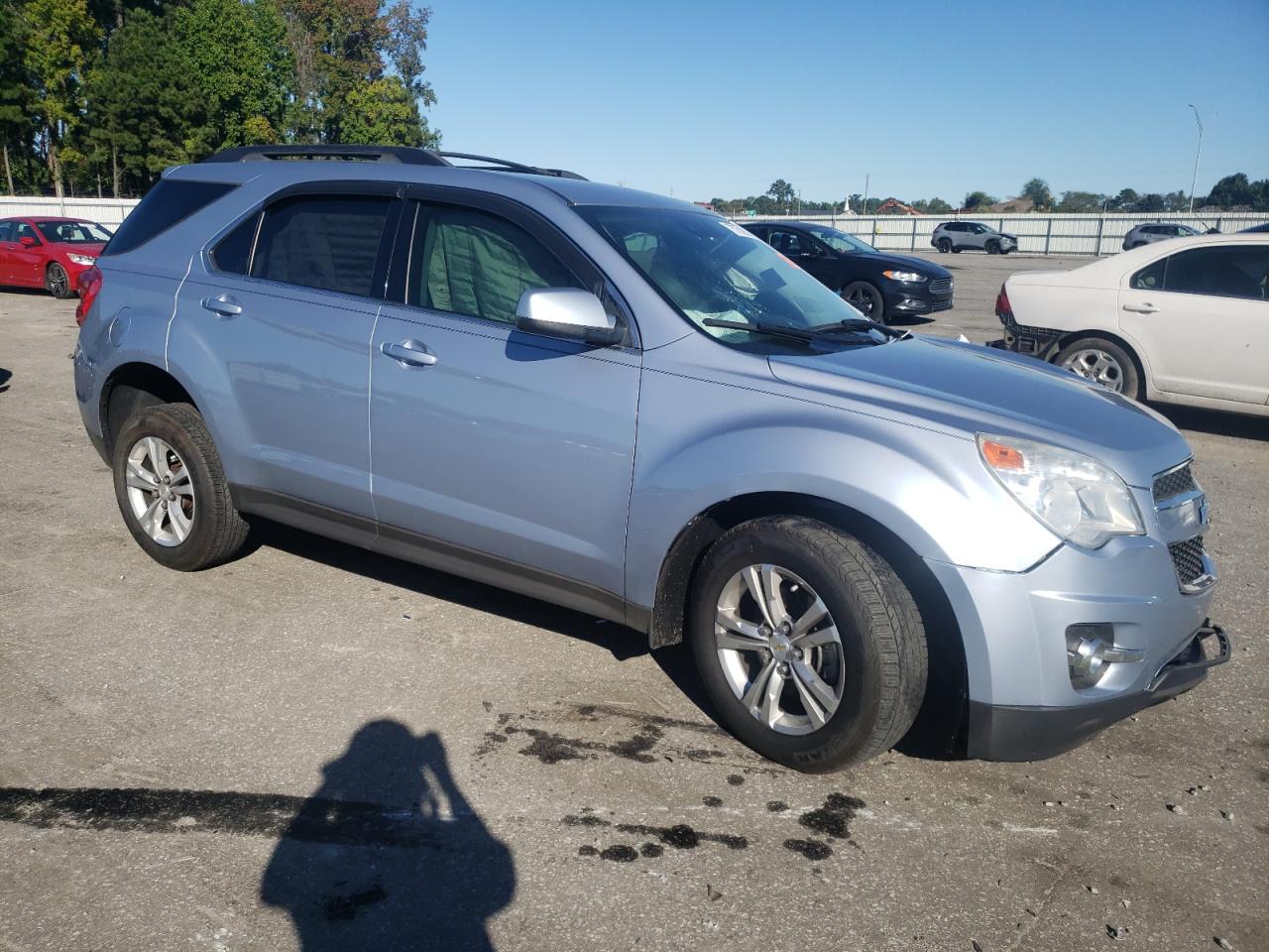 2014 Chevrolet Equinox VIN 2GNFLCE34E6260896 Copart auction photo, side / front end damage thumbnail 4