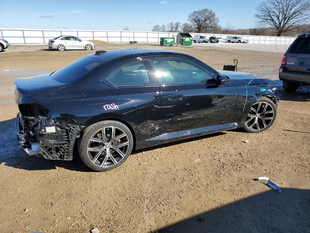 2023 BMW 2er VIN 3MW33CM07P8D30067 Copart auction photo, front end / rear end damage thumbnail 3