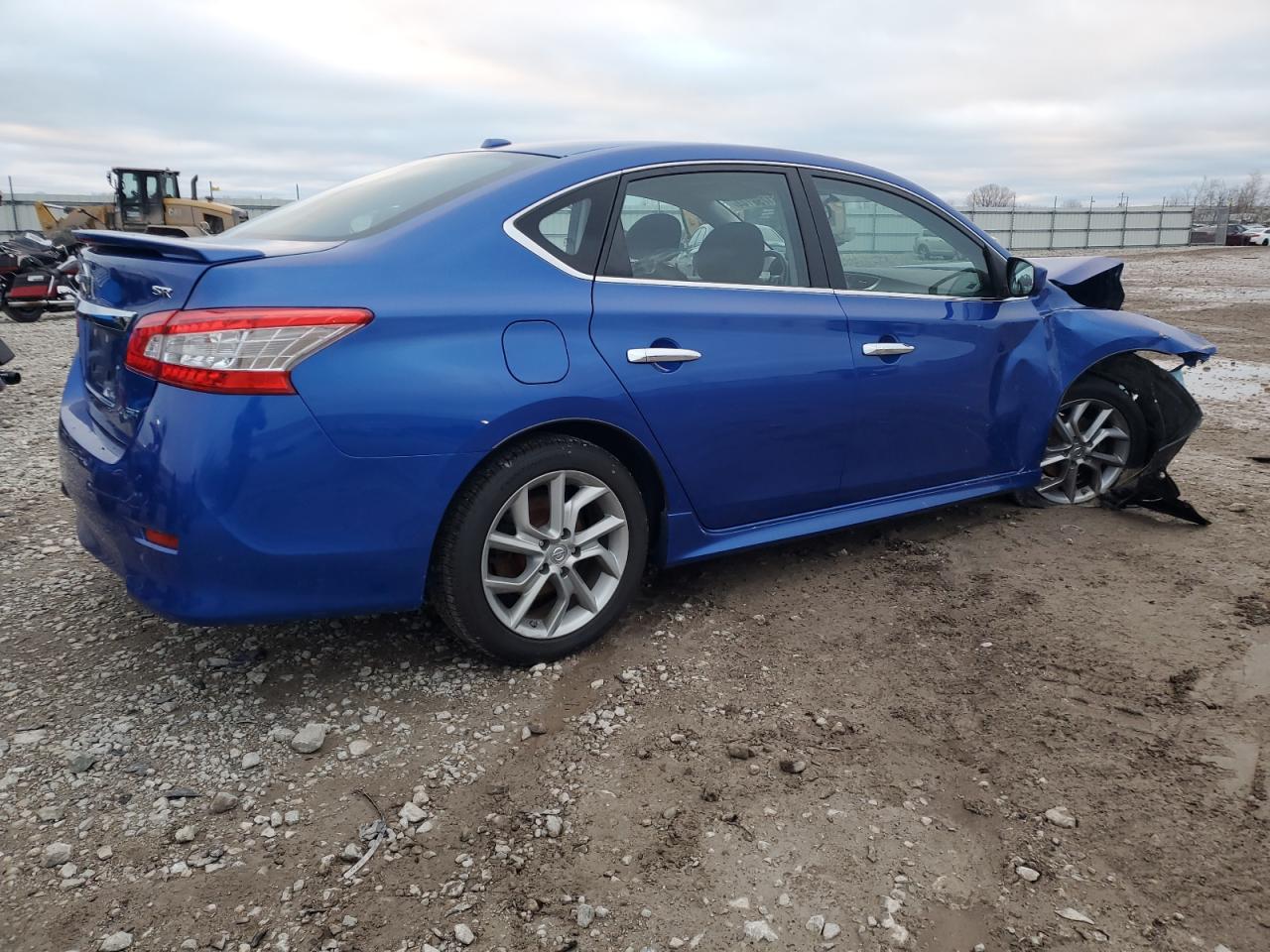 2013 Nissan Sentra VIN 3N1AB7AP4DL761273 Copart auction photo, front end / side damage thumbnail 3