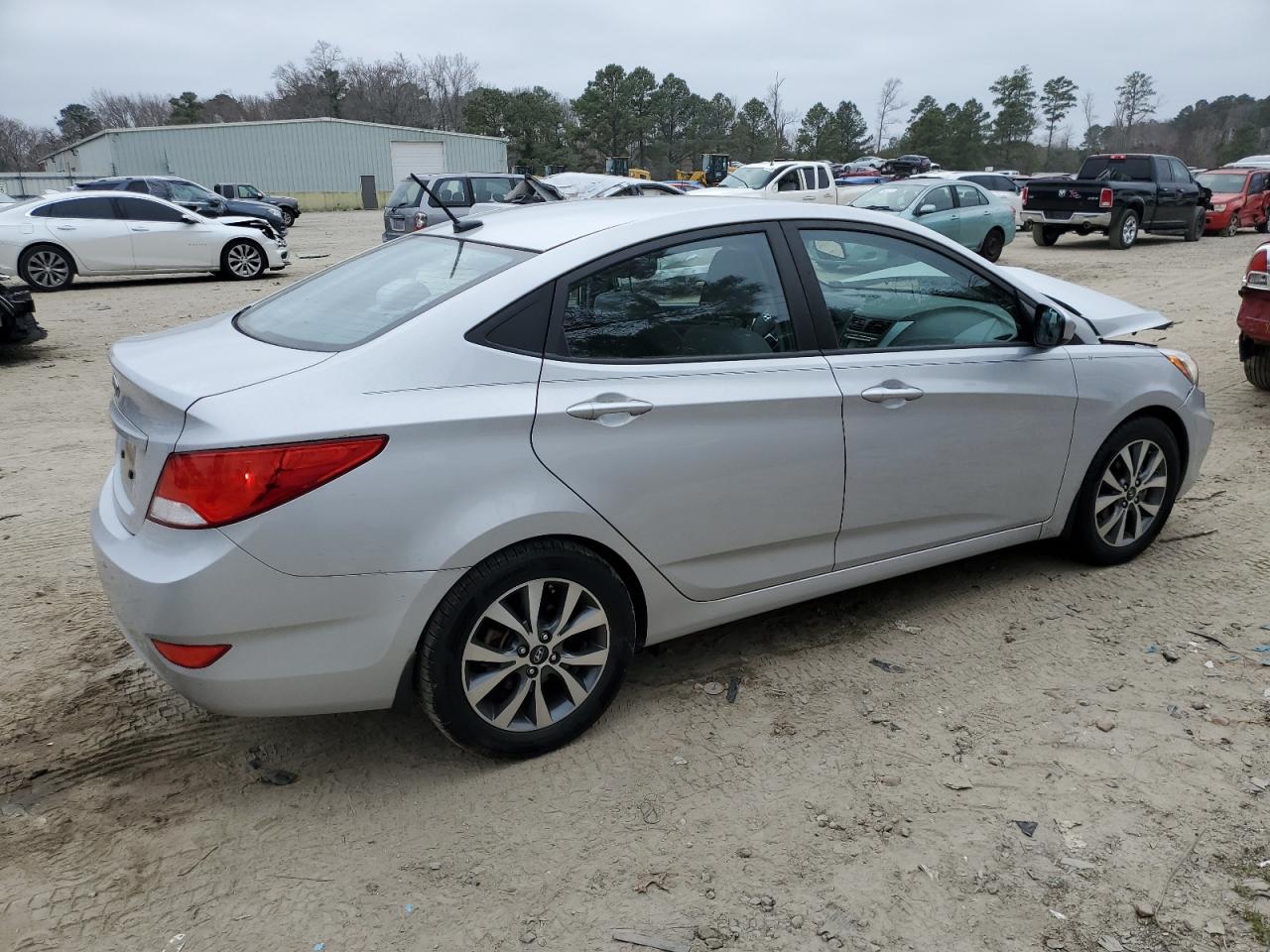 2017 Hyundai Accent VIN KMHCT4AE5HU277281 Copart auction photo, front end damage thumbnail 3
