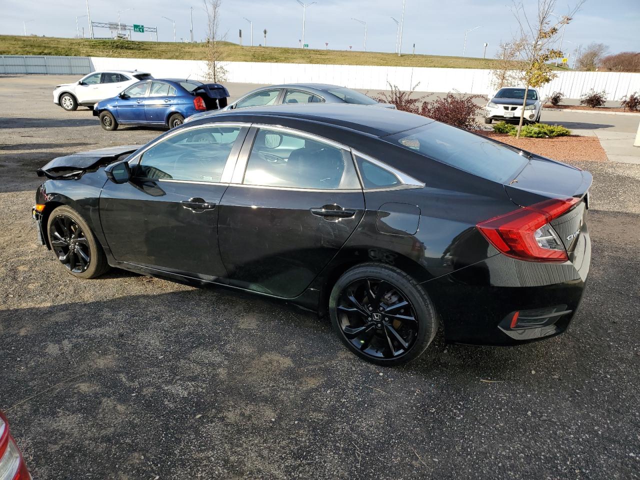 2021 Honda Civic VIN 2HGFC2F8XMH521689 Copart auction photo, front end damage thumbnail 2