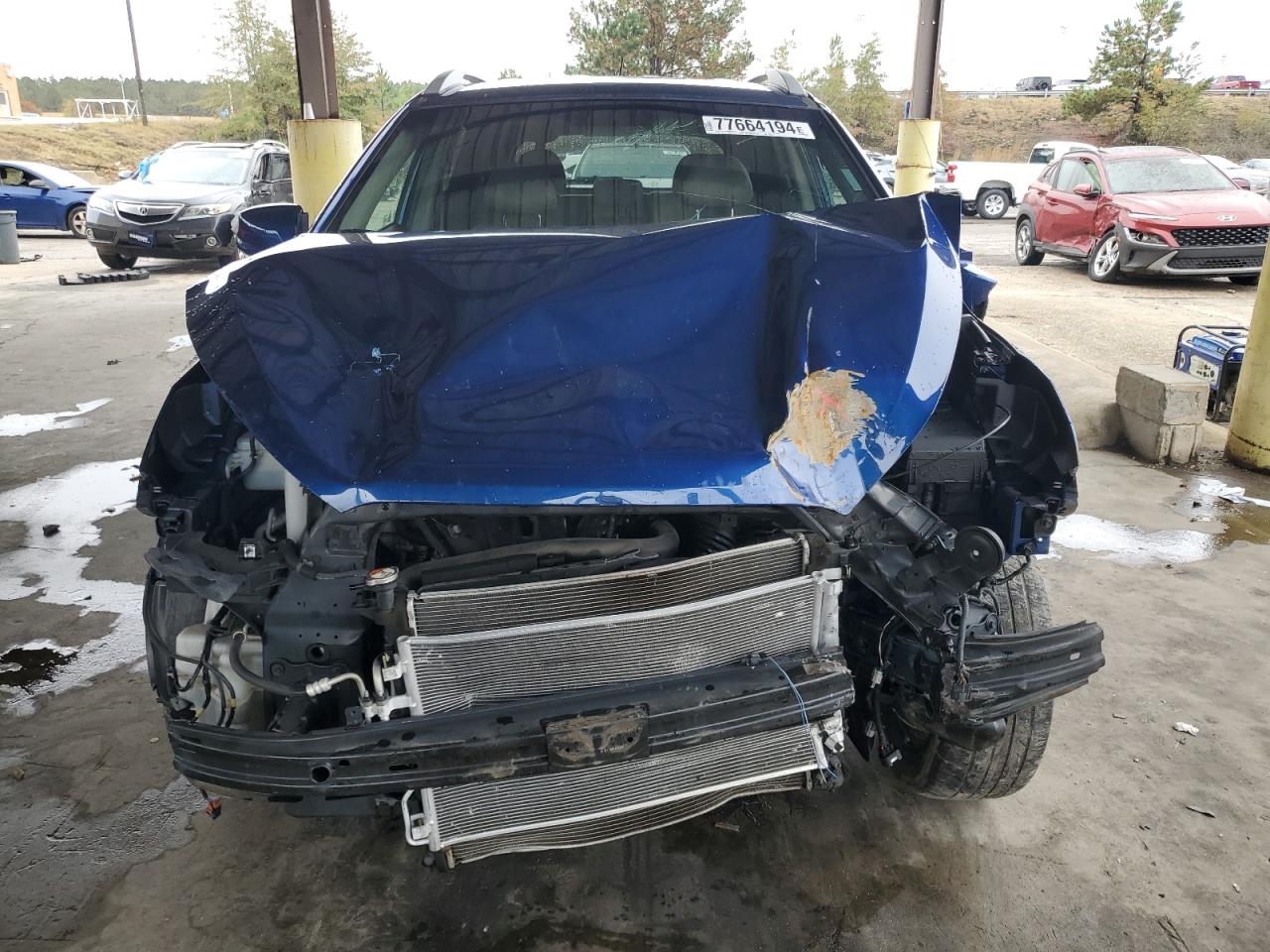 2014 Hyundai Tucson VIN KM8JU3AG1EU795464 Copart auction photo, front end damage thumbnail 5