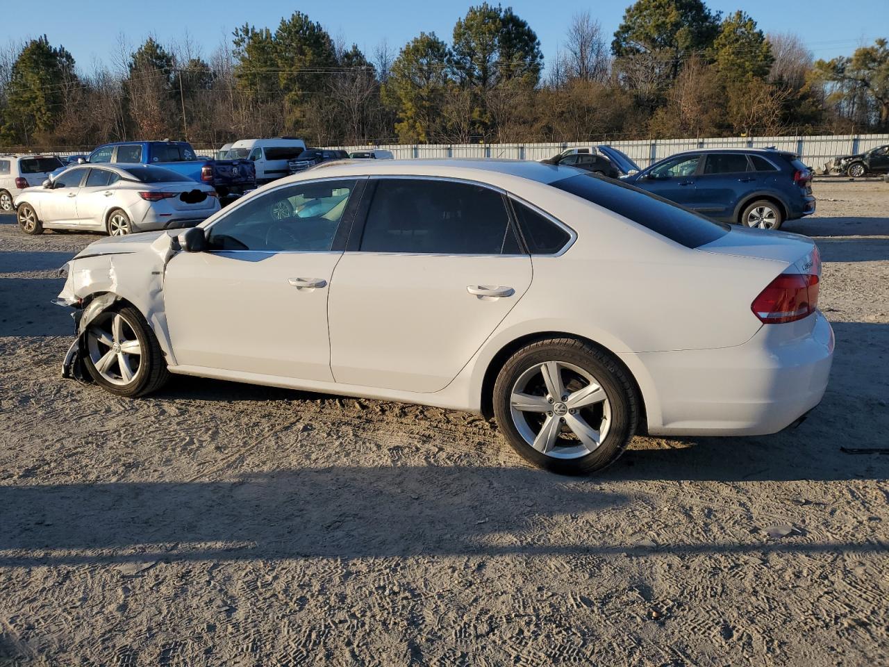 2015 Volkswagen Passat VIN 1VWAS7A33FC107788 Copart auction photo, front end damage thumbnail 2