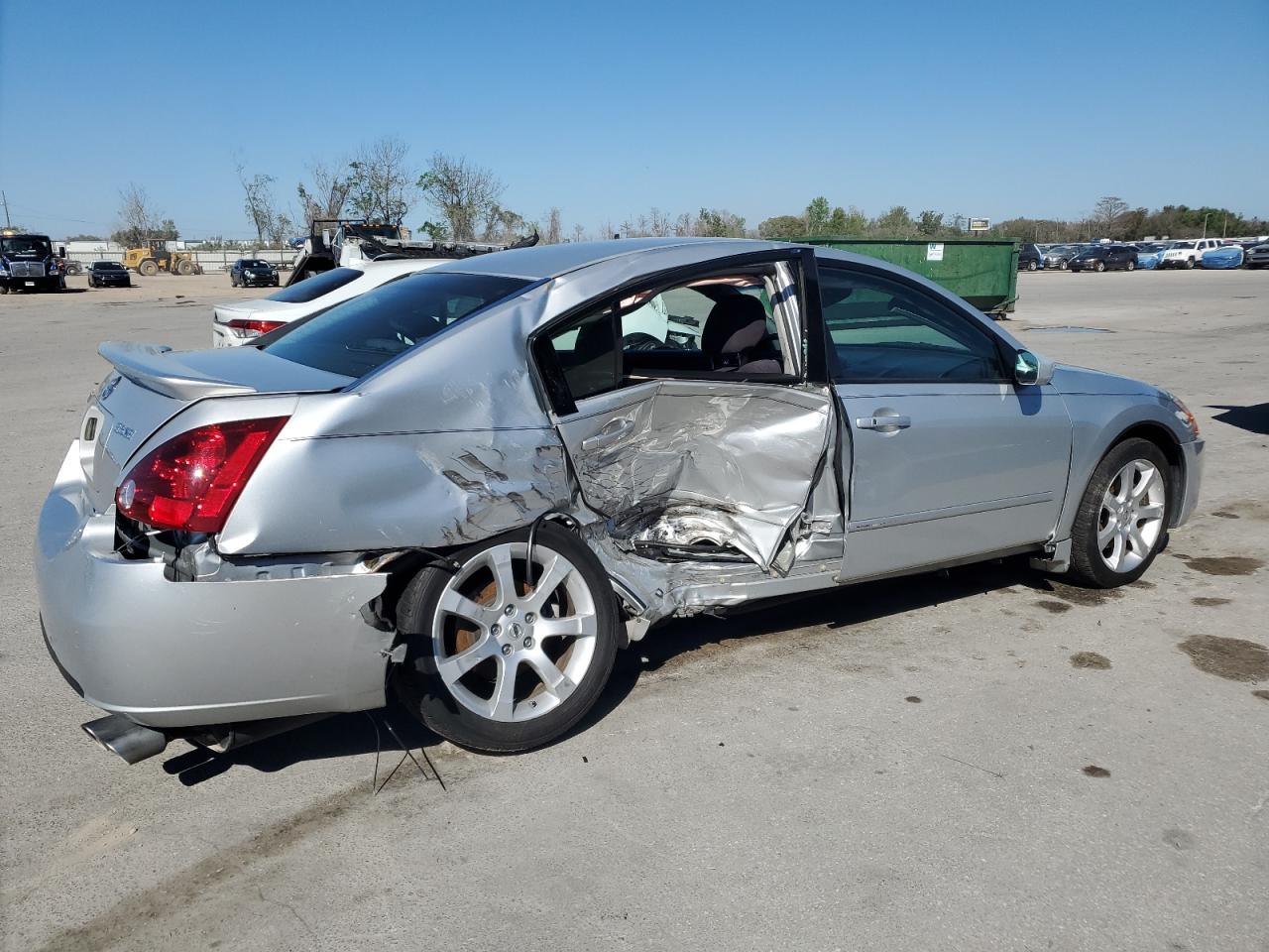 2007 Nissan Maxima VIN 1N4BA41E27C851318 Copart auction photo, side / rear end damage thumbnail 3