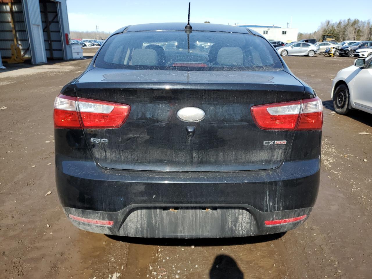 2014 KIA Rio VIN KNADN4A35E6335808 Copart auction photo, front end / minor dent/scratches damage thumbnail 6
