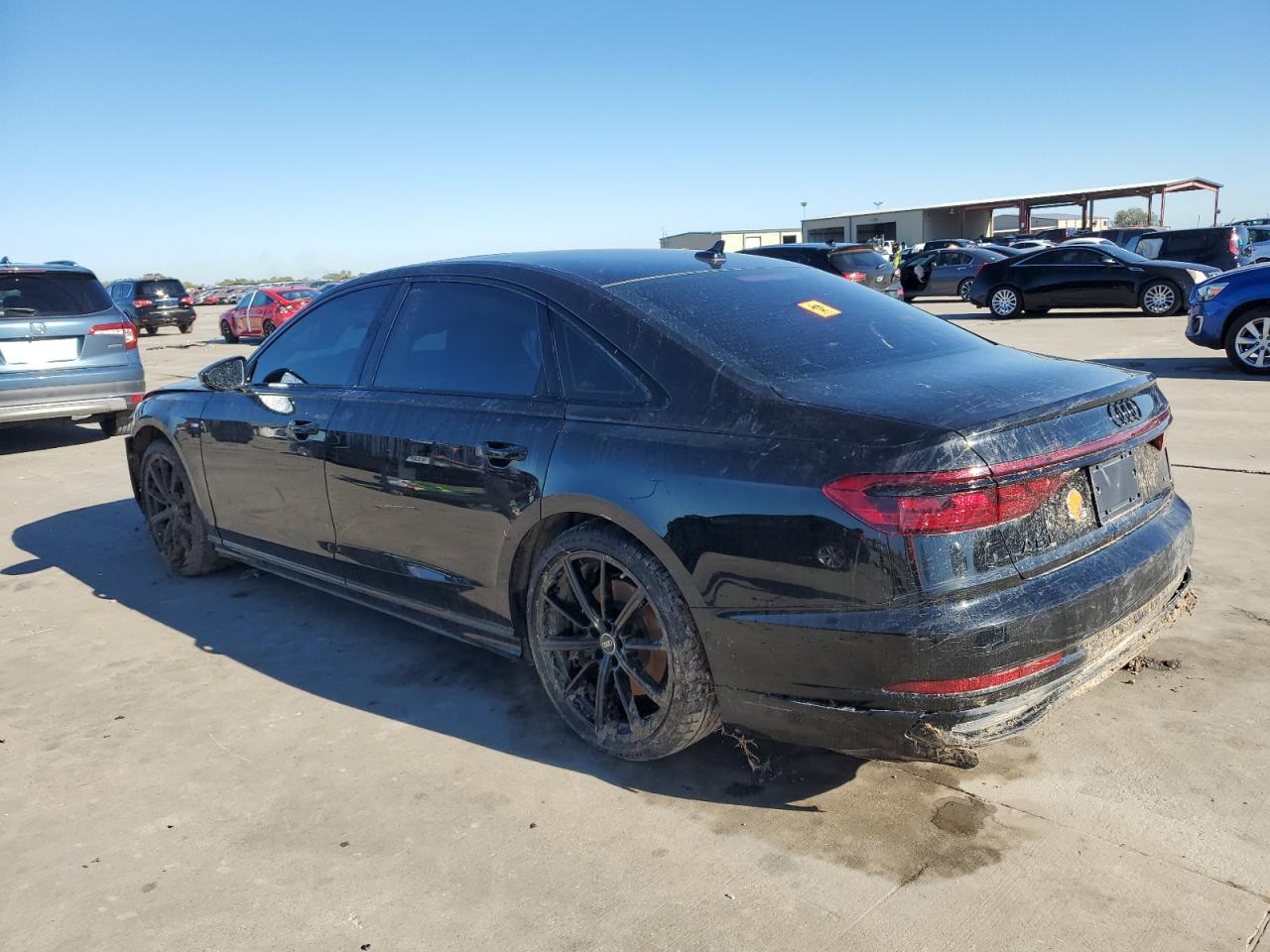 2022 Audi A8 VIN WAULDAF86NN009197 Copart auction photo, front end / water/flood damage thumbnail 2