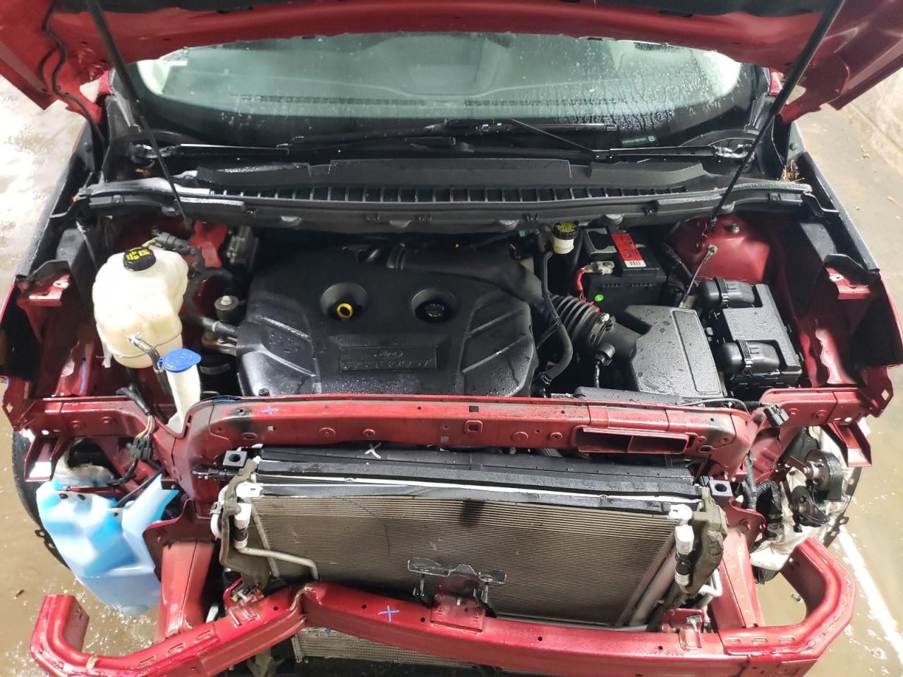 2016 Ford Edge VIN 2FMPK3J97GBB18378 Copart auction photo, front end damage thumbnail 11