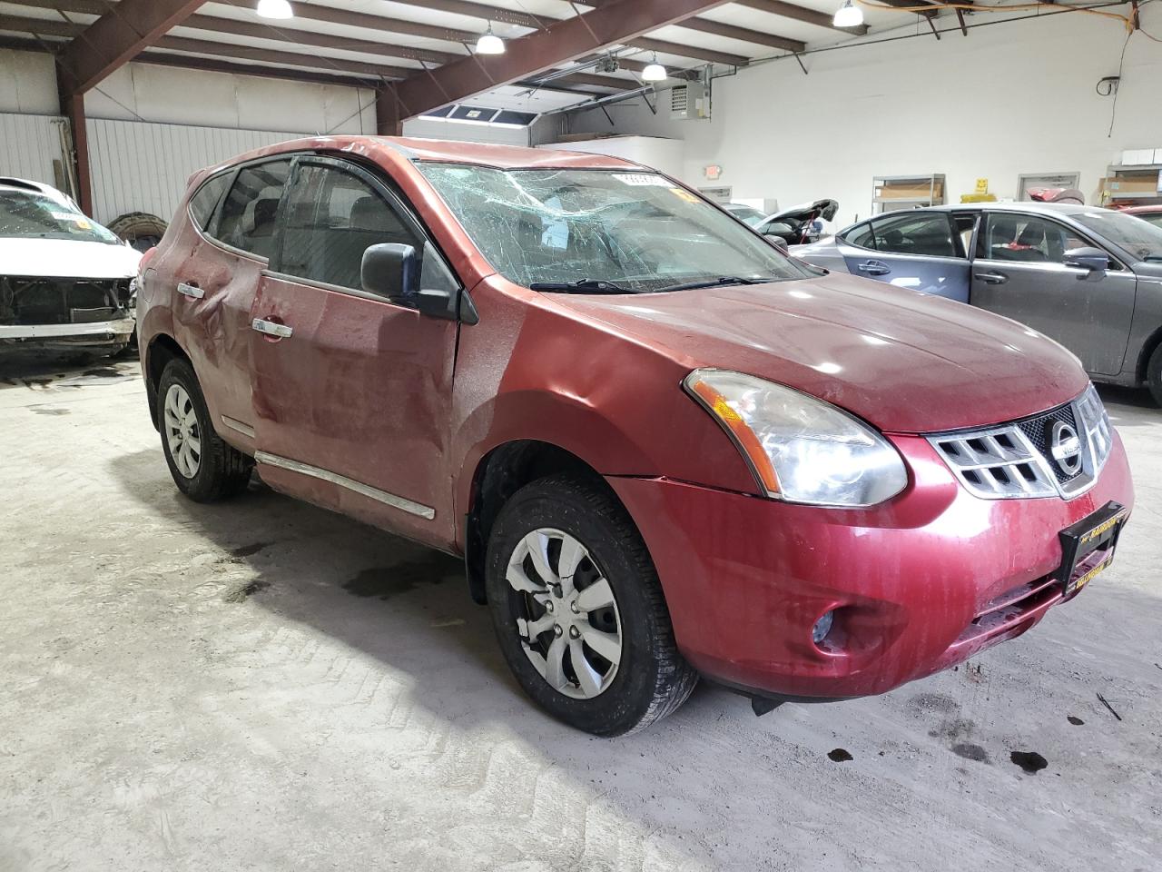 2013 Nissan Rogue VIN JN8AS5MV4DW150315 Copart auction photo, side / rear end damage thumbnail 4