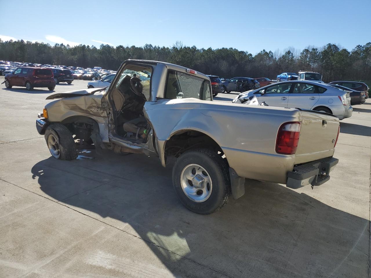 2001 Ford Ranger VIN 1FTYR10U71TA74646 Copart auction photo, all over damage thumbnail 2