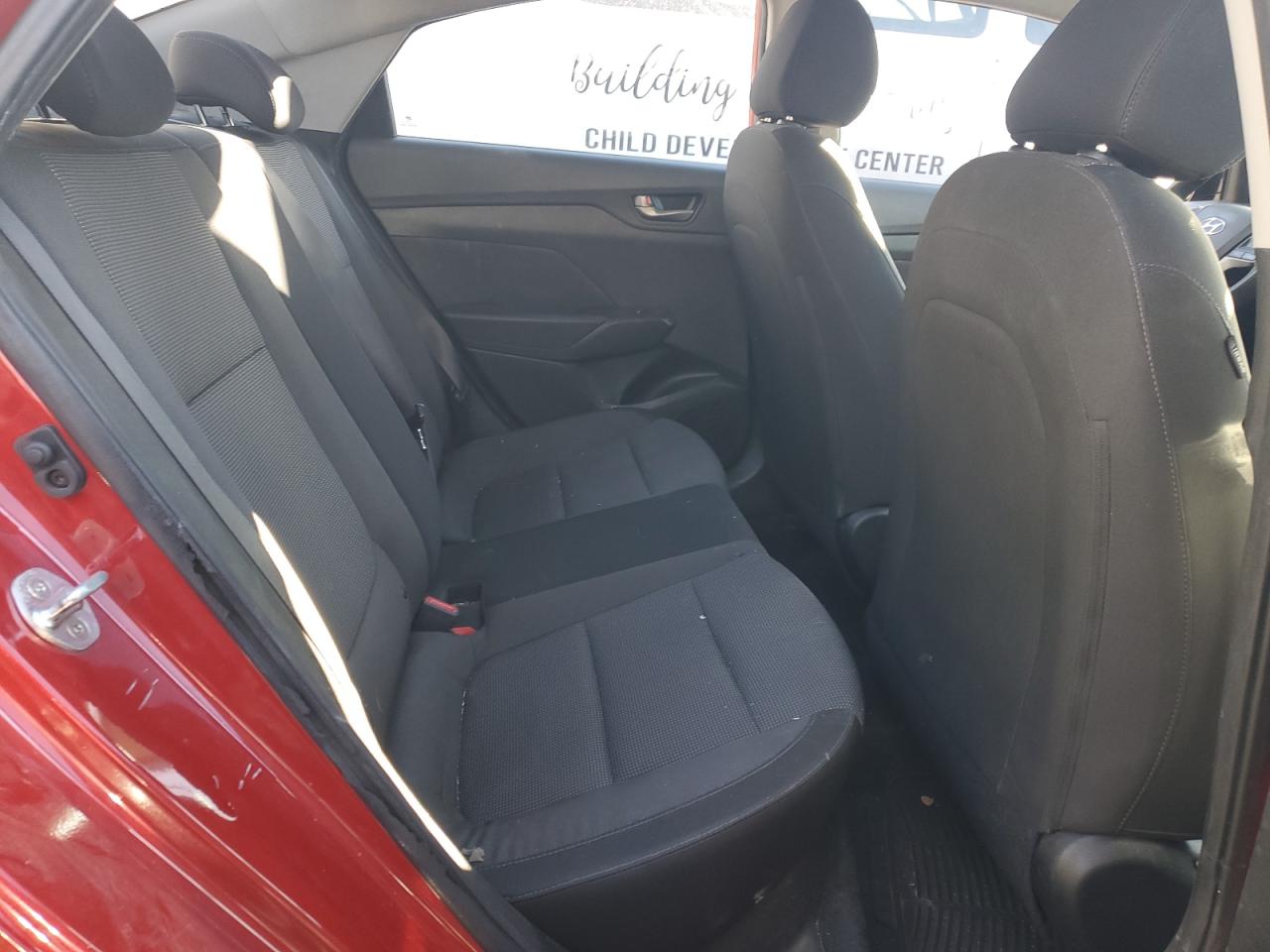 2019 Hyundai Accent VIN 3KPC24A35KE076329 Copart auction photo, rear end damage thumbnail 10