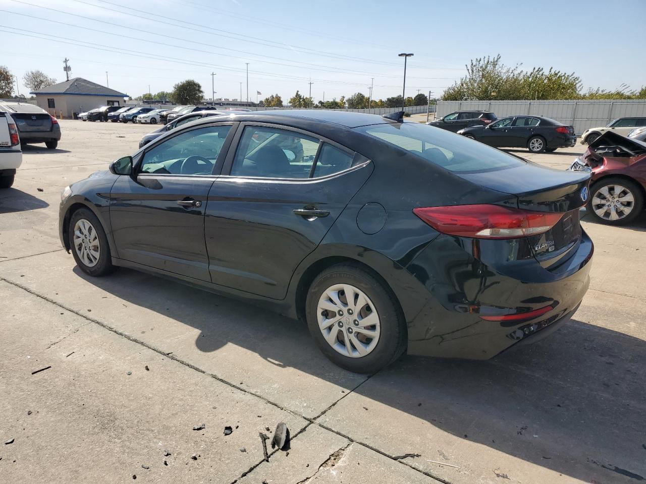 2017 Hyundai Elantra VIN KMHD74LF7HU079607 Copart auction photo, all over damage thumbnail 2