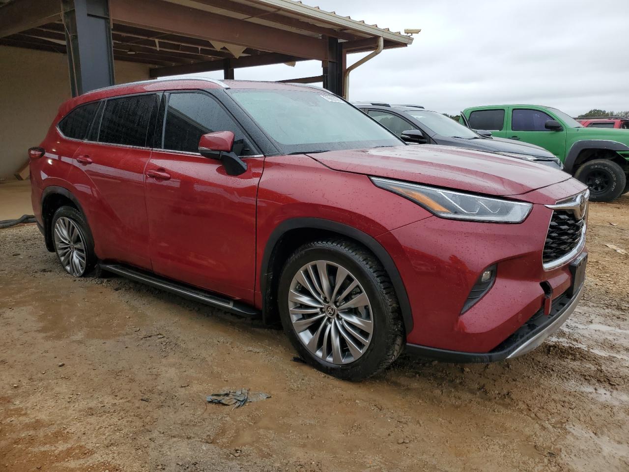 2021 Toyota Highlander VIN 5TDFZRAH1MS080498 Copart auction photo, side damage thumbnail 4