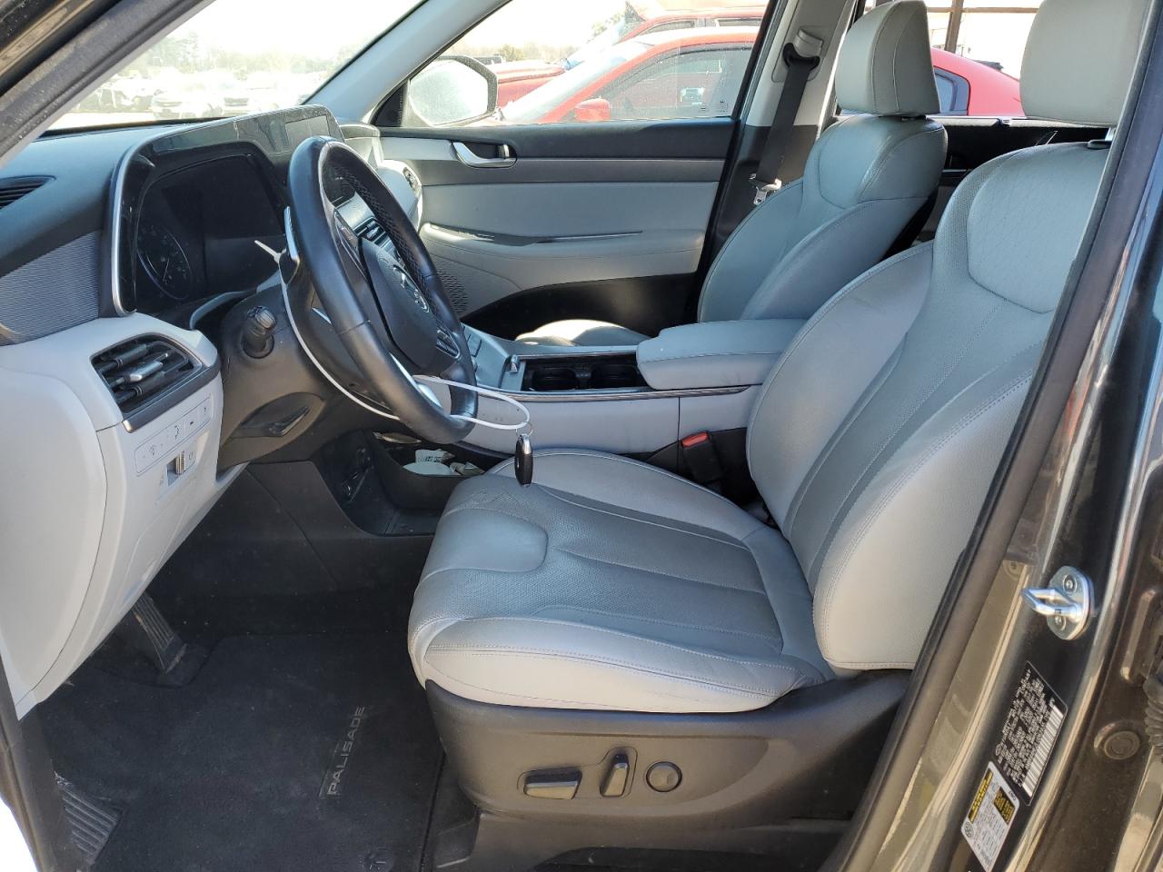 2020 Hyundai Palisade VIN KM8R44HE2LU063435 Copart auction photo, side damage thumbnail 7