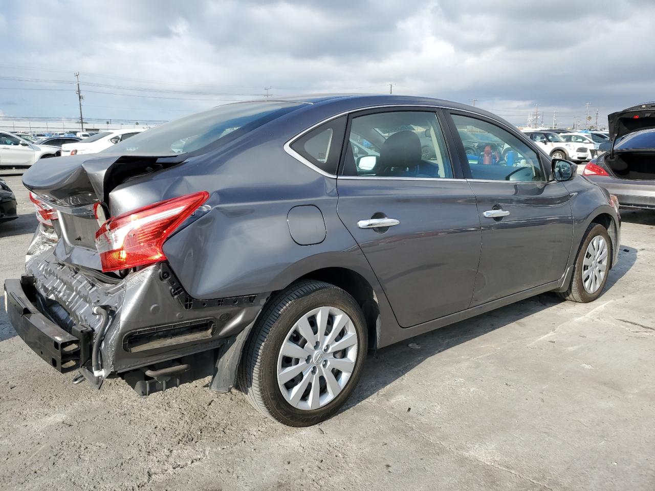 2016 Nissan Sentra VIN 3N1AB7AP7GY272874 Copart auction photo, rear end damage thumbnail 3