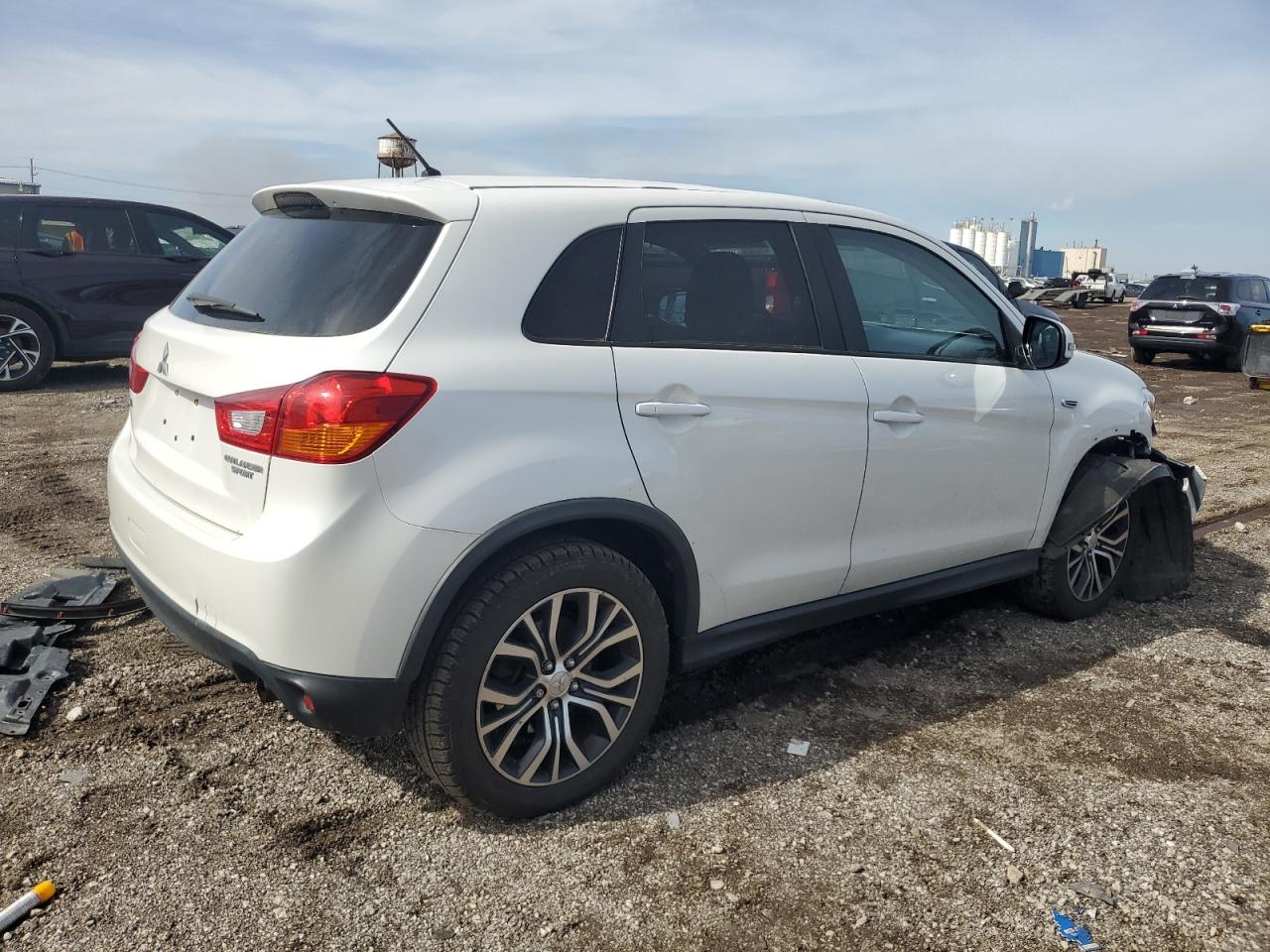 2016 Mitsubishi Outlander VIN JA4AP3AUXGZ030576 Copart auction photo, front end / side damage thumbnail 3