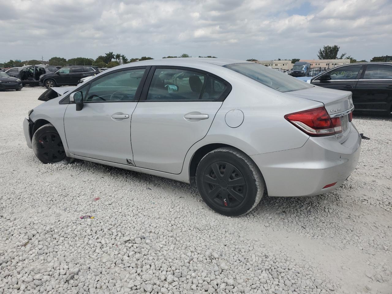 2014 Honda Civic VIN 2HGFB2E52EH557551 Copart auction photo, front end damage thumbnail 2