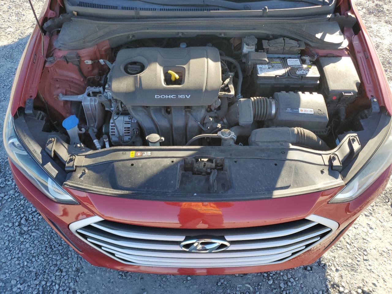2017 Hyundai Elantra VIN 5NPD84LF5HH203790 Copart auction photo, rear end damage thumbnail 11