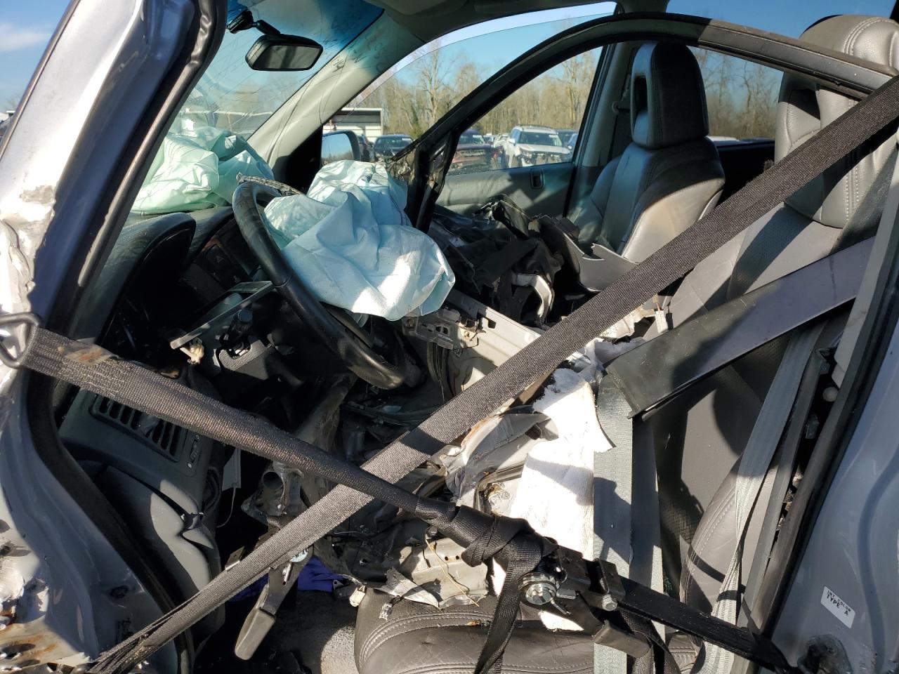 2003 Honda Pilot VIN 2HKYF18703H601814 Copart auction photo, all over damage thumbnail 7