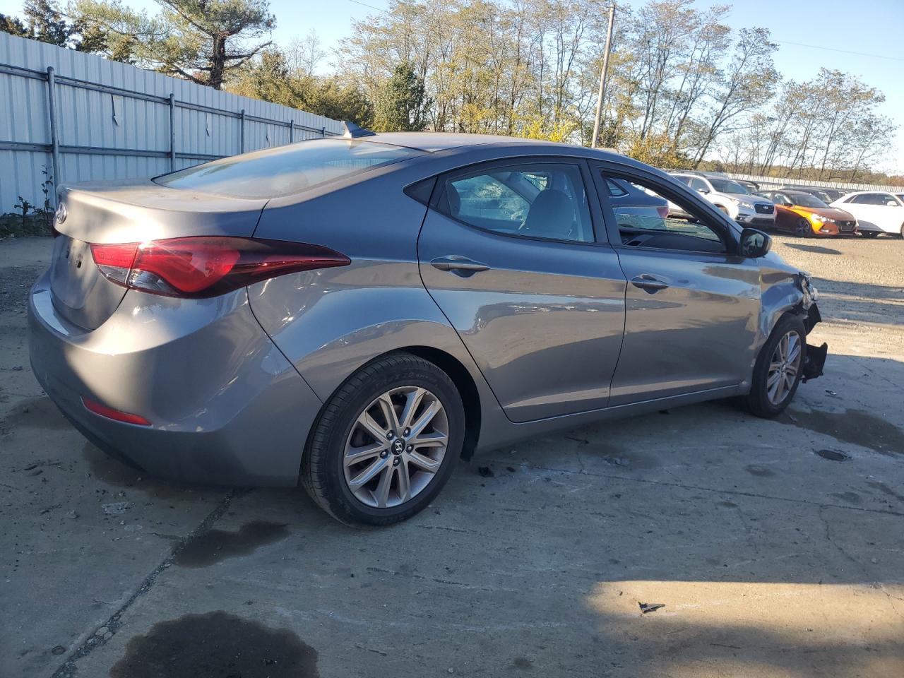 2014 Hyundai Elantra VIN 5NPDH4AEXEH474463 Copart auction photo, rollover damage thumbnail 3