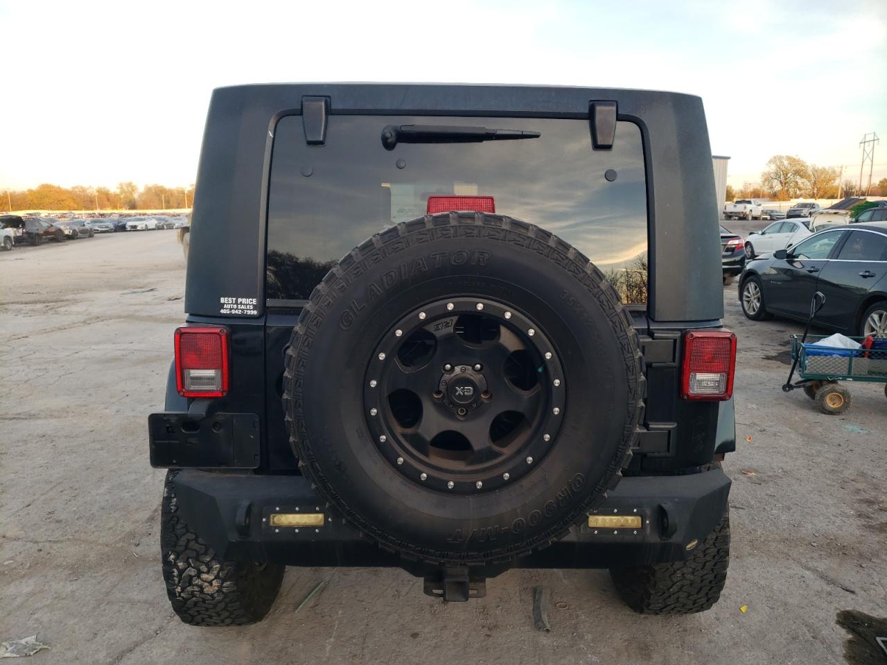 2009 Jeep Wrangler VIN 1J4GB59139L776193 Copart auction photo, undercarriage / front end damage thumbnail 6