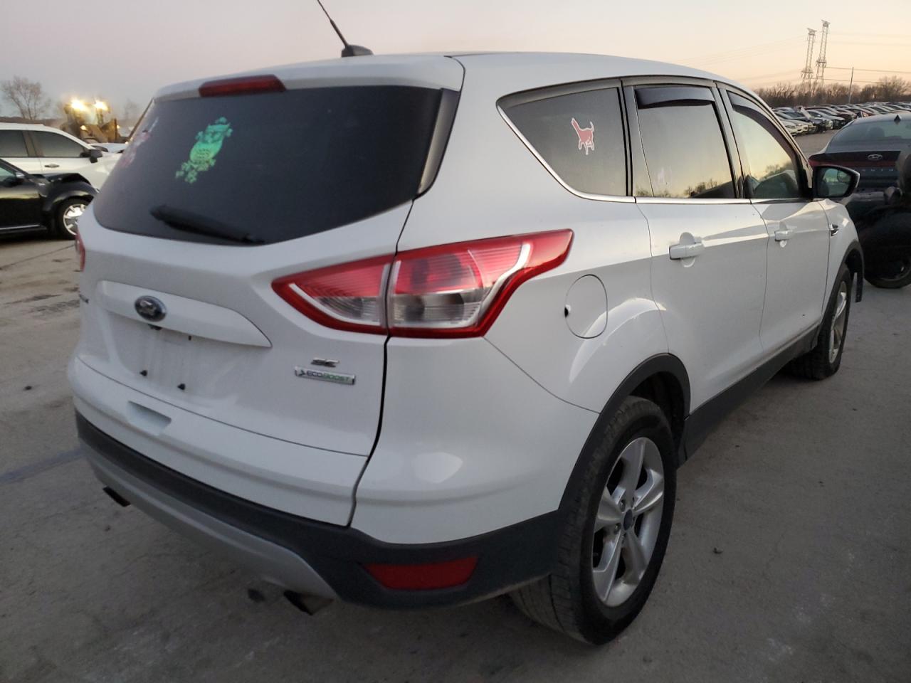 2014 Ford Escape VIN 1FMCU0GX9EUD92427 Copart auction photo, front end damage thumbnail 3