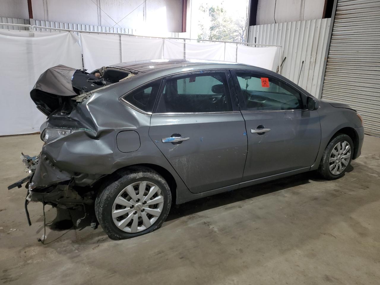 2015 Nissan Sentra VIN 3N1AB7AP5FY268014 Copart auction photo, rear end / minor dent/scratches damage thumbnail 3