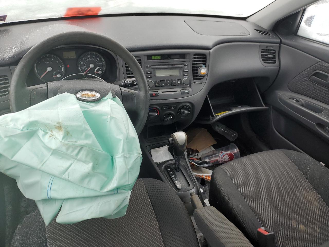 2008 KIA Rio VIN KNADE123886329115 Copart auction photo, biohazard/chemical / all over damage thumbnail 8