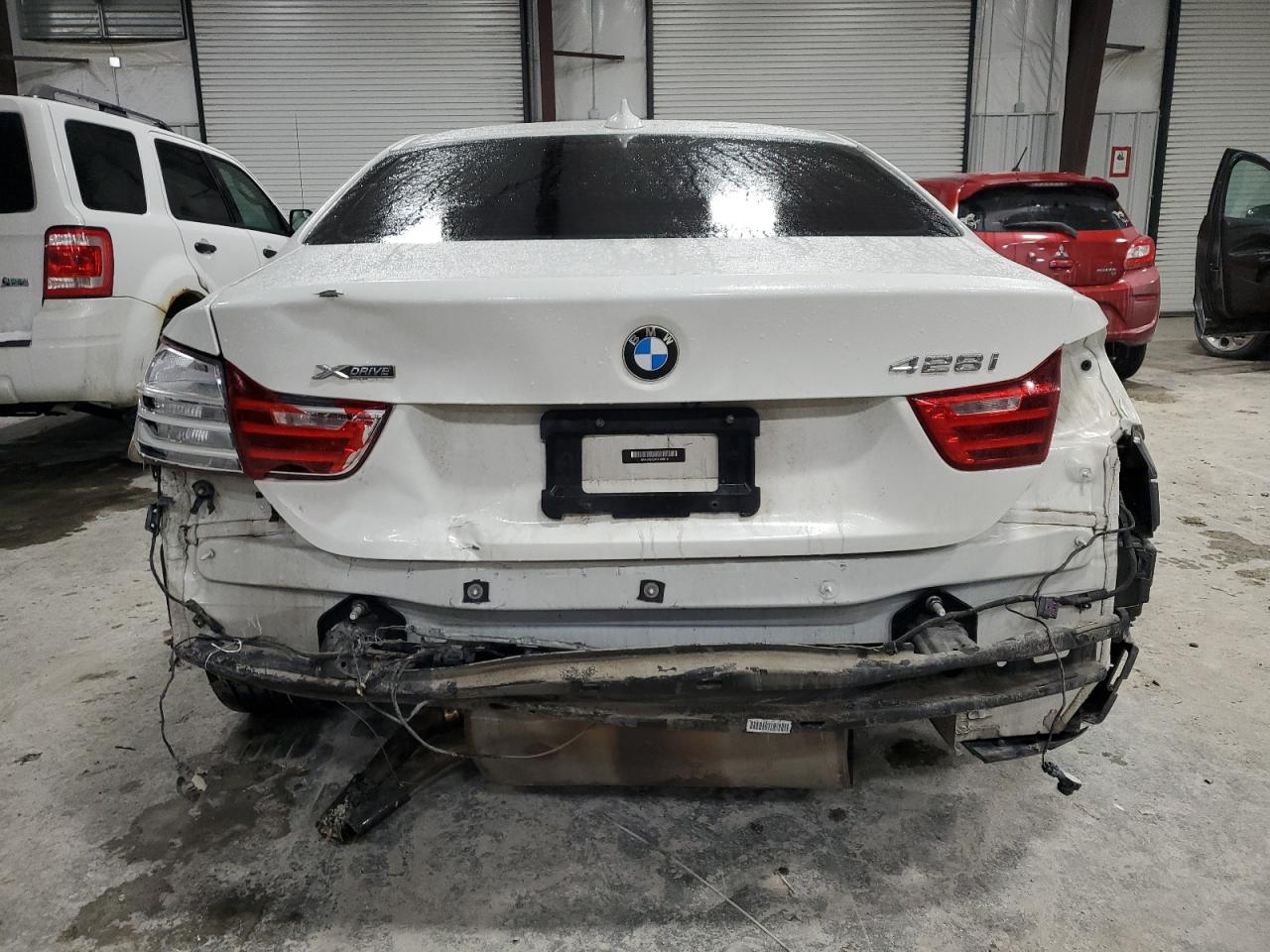 2015 BMW 4er VIN WBA3N5C5XFK198616 Copart auction photo, rear end damage thumbnail 6