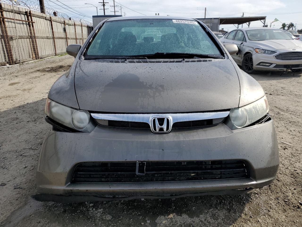 2007 Honda Civic VIN 1HGFA16557L089736 Copart auction photo, front end / rear end damage thumbnail 5
